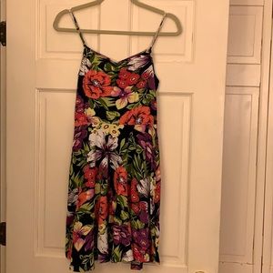 Floral print sun dress